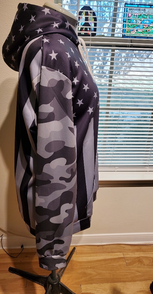 Unisex Patriotic Satiny HOODIE